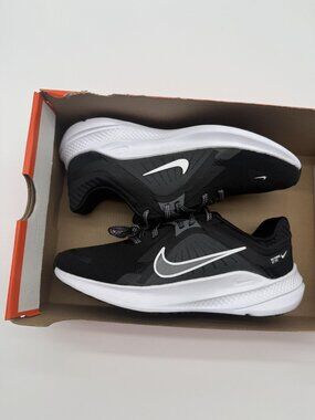 New Nike Quest 5 Shoes Women's Size 6 Black Running Sneakers Comfort DD9291 002